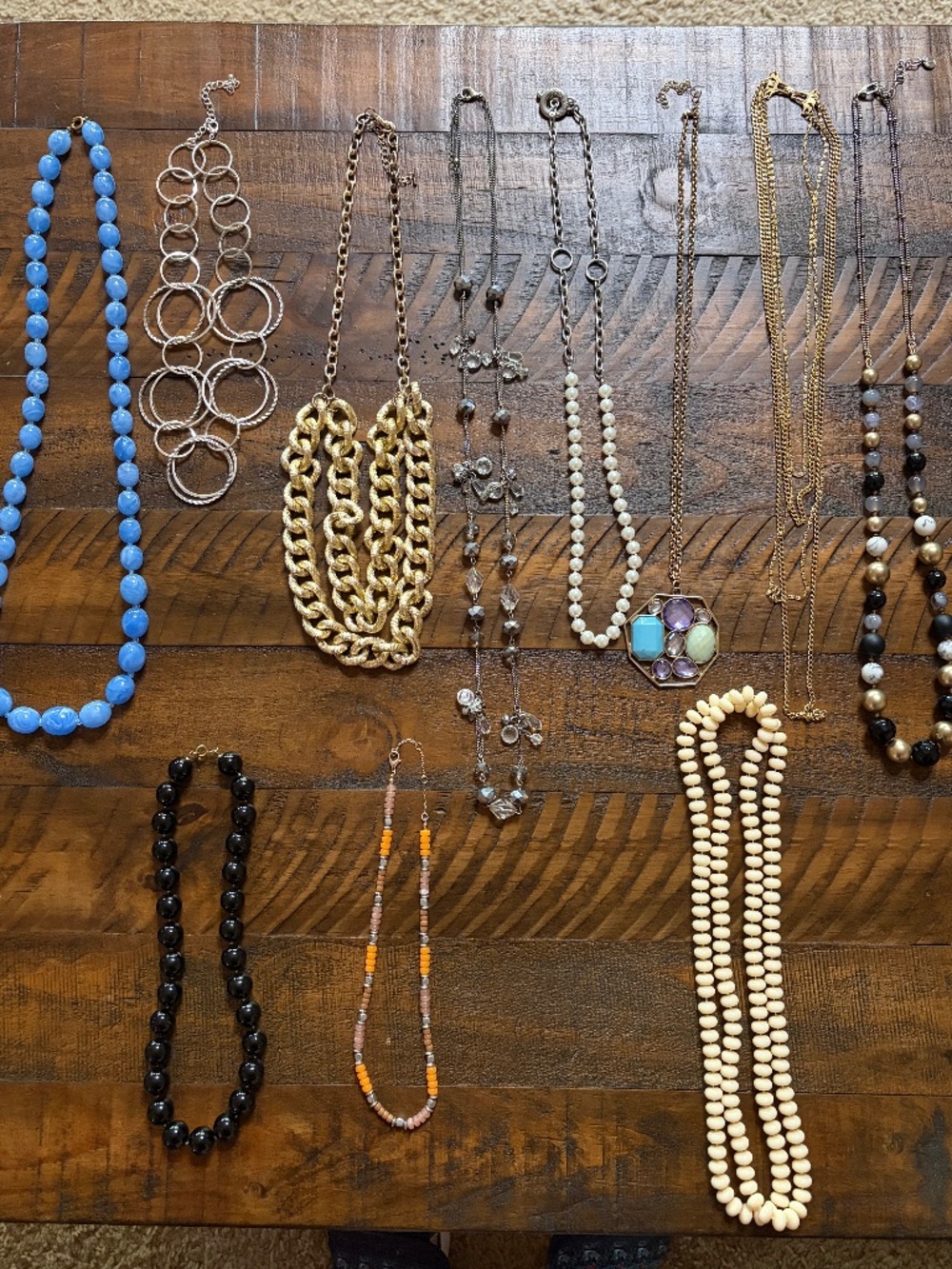 Necklaces Lot of 11 Assorted Styles & Color